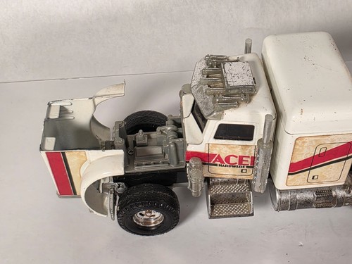 ERTL • Ace Hardware Peterbilt Semi Truck • Tractor Trailer • Pressed Steel • 21" - Picture 3 of 13