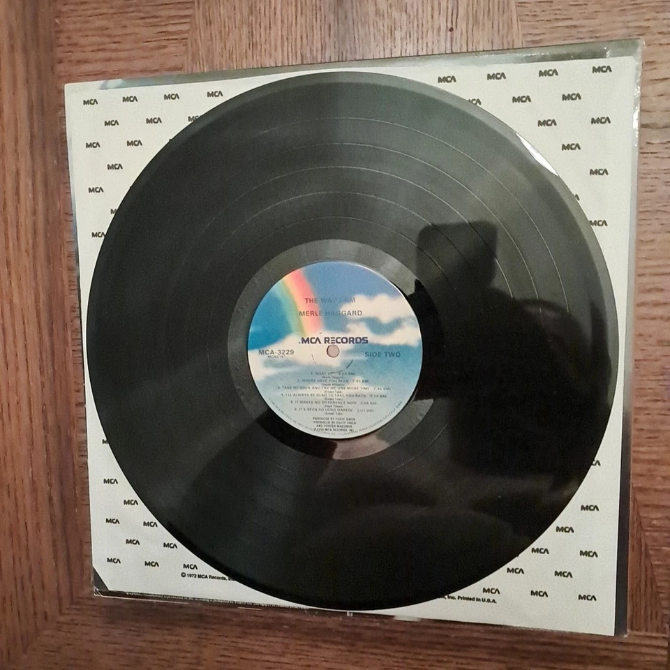 Merle Haggard - The Way I Am LP 1980 MCA 3229 in Shrink Wrap NM!!! - Imagem 4 de 4