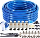 Shop Air Line Kit 3/4"×100'&200'&300' Compressed Air Line Kit, HDPE-Aluminum