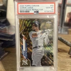 2020 Topps Chrome Aaron Judge #50 Gold Wave Refractor /50 PSA 10 Yankees
