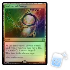 FOIL MULTIVERSAL PASSAGE Marvel's Spider-man SPM Magic MTG MINT CARD