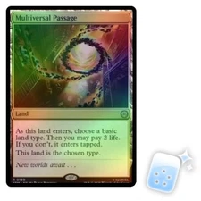 FOIL MULTIVERSAL PASSAGE Marvel's Spider-man SPM Magic MTG MINT CARD