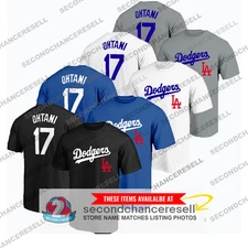 Los Angeles LA Dodgers Shohei Ohtani #17 Name & Number T Shirt