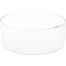 Plymor Acrylic Beveled Ball or Sphere Display Holder Stand, 3" H x 8" W
