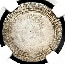 ENGLAND. Elizabeth I. 1558-1603. Hammered Silver Shilling, S-2555, NGC Clipped