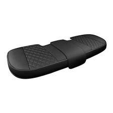 Luxury PU Leather Rear Car Seat Cover, Compatible with Black - Diamond