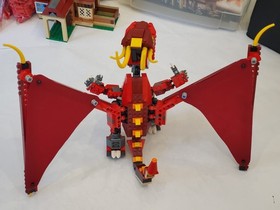 LEGO Creator 3 in 1 Fiery Legend 6751  Retired 2009  Build 2 Dragons, Ogre