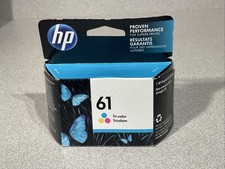 HP 61 Tri-Color Ink Cartridge Genuine OEM CH562WN  New Sealed July2022