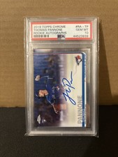 Thomas Pannone - 2019 Topps Chrome Rookie Autograph   PSA 10 (Population 8)