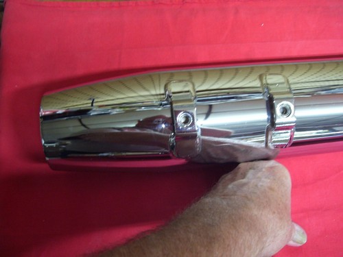 Harley Davidson 2014 FLHTK 09-16 Touring Decent Pair OEM Slip-On Mufflers - Picture 4 of 15