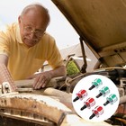 12 Stück Schraubendreher Handbetrieb Multifunktionale Schraubendreher (rot,