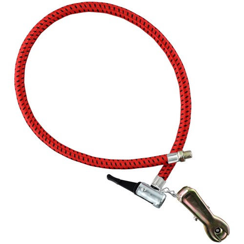 Bike Bicycle Inflator Hose Motorcycle Air Pump Tube With Clip UK Nozzle 60cm - Picture 15 of 17