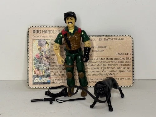 G.I. Joe Mutt & Junkyard v1 1984 COMPLETE WITH CARD ARAH