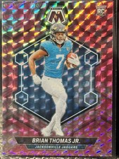 2024 Panini Mosaic - Rookies Brian Thomas Jr. #323 Camo Pink Mosaic Prizm (RC)