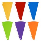 WinSpin 6 Pcs Prize Wheel Panels Dry Erase 6 Colors for 24" Modular Prize Wheel