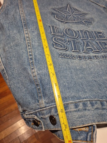 Kleine Jeans Lone Star Beer Of Texas Weste Vintage Top Herren - Bild 4 von 9