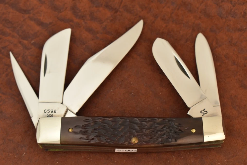 CUCHILLO DE COLECCIÓN CASE XX EE. UU. 1972-1982 BONE STOCKMAN 1/1600 NKCA 6592 SS (26615) Foto 2 de 4