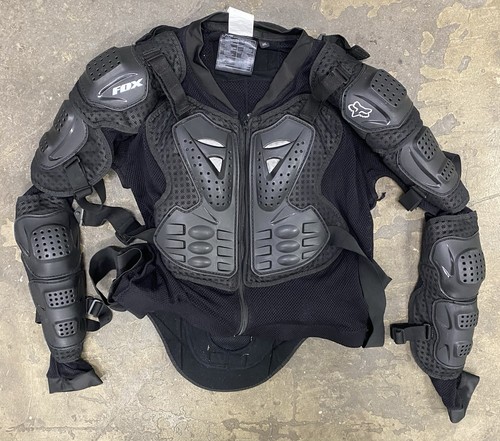 Fox Racing Titan Sport Jacket 10050 Motocross Body Armor Black Unisex XXL