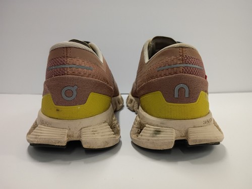 Clean On Cloud X 2.0 Women’s Size 8 Mocha Sand & Yellow Lace Up Running Shoes - Picture 8 of 8