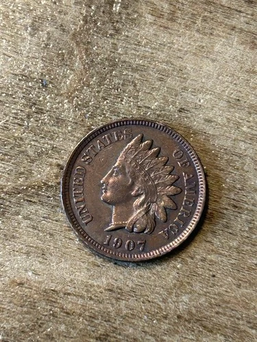 1907 Indian Cent AU