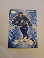 GAGE CONCALVES BASE ROOKIE CARD FROM THE 24/25 UPPER DECK ICE SET #112