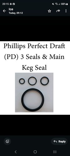 Perfect Draft PD Fass Dichtung, UK LAGER Versand am selben Tag. Großes Siegel, Fass zum Gerät[=