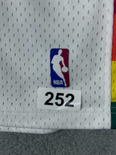 Mitchell & Ness Womens Swingman Shorts Large White NBA Hardwood Denver Nuggets - Picture 14 of 14