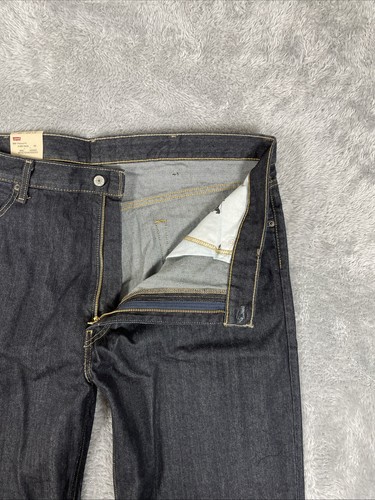Pantalones de mezclilla informales de algodón ajustados calce relajado azul oscuro 42x30 Levis 550 para hombre - Imagen 8 de 11