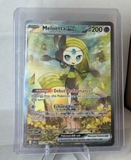 Pokémon Black Bolt Meloetta EX Sir 167/086 Sv: Black Bolt