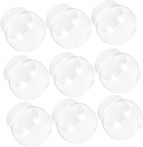 Beatifufu 10Pcs Plastic Snow Globe DIY Snow Globes Clear DIY Water Globes Cra... - Picture 1 of 2