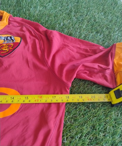 AS Roma Vintage Football Shirt 2011 2012 Home Shirt Adult Medium - Picture 11 of 12