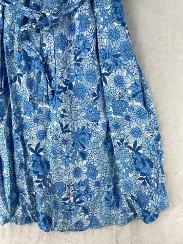 Abito donna petalo e cucciolo quadrifoglio medio collo alto blu pallido maxi nuovo 99€ - Foto 4 di 12