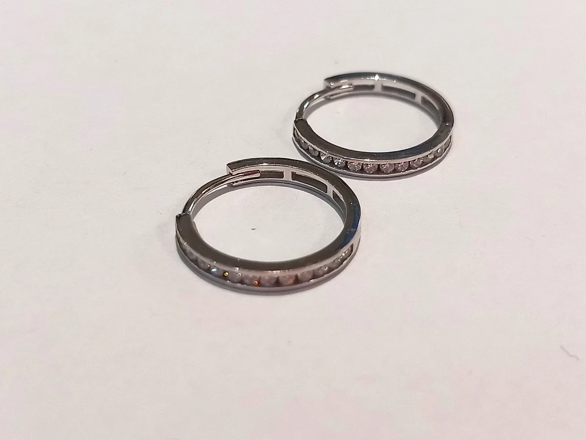 Oro Giallo 14k Orecchini In Oro Giallo 14kt (585) Con Zirconi Cubici - 4mm, Chiusura A Farfalla - Nuovi In Confezione Orecchini Zirconi