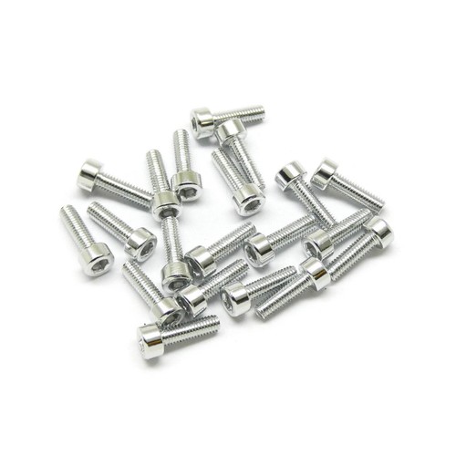20pcs M3 Socket Head Cap Machine Screws 6063 Aluminum (Multiple Length / Colors) - Picture 11 of 37