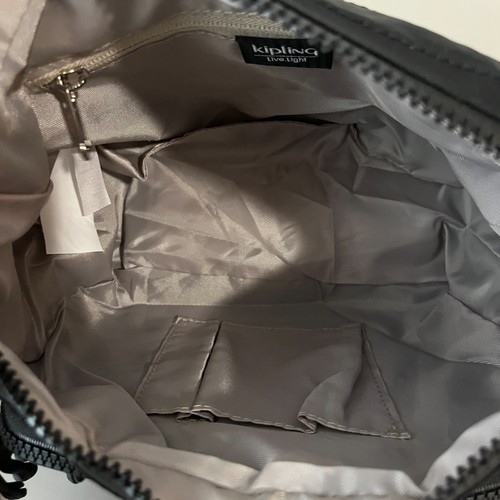 Bandolera Kipling Gabbie negra nueva con etiquetas - Imagen 4 de 4