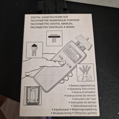 Rheintacho / Testo 470 Dual Function Tachometer 1 to 99999 rpm Range - Picture 11 of 15