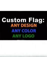 Custom Flag 3x5/2X3/4X6/5X8FT Single layer Double Printing Banner Personalized