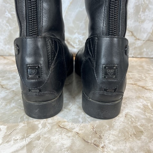 Ariat Palisade Tall Riding Boots Women's 6.5 Black Square Toe Horse Riding - Picture 9 of 18