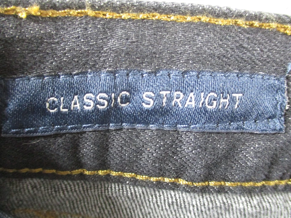 Lucky Brand Jeans Youth 18 Black Classic Straight Denim Dark Wash 5 Pocket Kids - Image 4 of 4