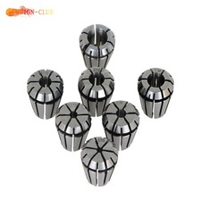 7 Pack ER11 1/16"-1/4" Clip Spring Collet For Milling Lathe Tool Workholding CNC