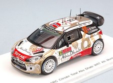 Spark Model S4508 CITROEN DS3 N.12 4th MONTE CARLO 2015 M.OSTBERG-J.ANDERSSON 1: