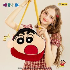 Anime Crayon Shin-chan Crossbody Bag Cute Plush Doll Handbag Shoulder Bag Gifts
