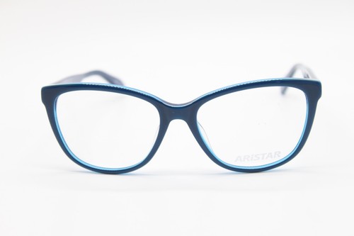 NEW ARISTAR CHARMANT AR18434 COLOR-543 BLUE AUTHENTIC EYEGLASSES 53-16 - Picture 2 of 4
