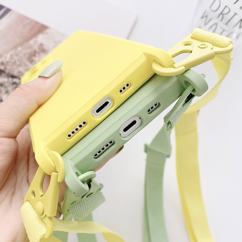 For iPhone 11 12 XR X XS Lanyard Phone Case Cover Protect - Picture 3 of 14