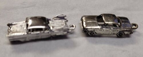 Lote de dijes vintage de plata esterlina - animales, corazones, ángeles, vehículos y más - Imagen 3 de 11