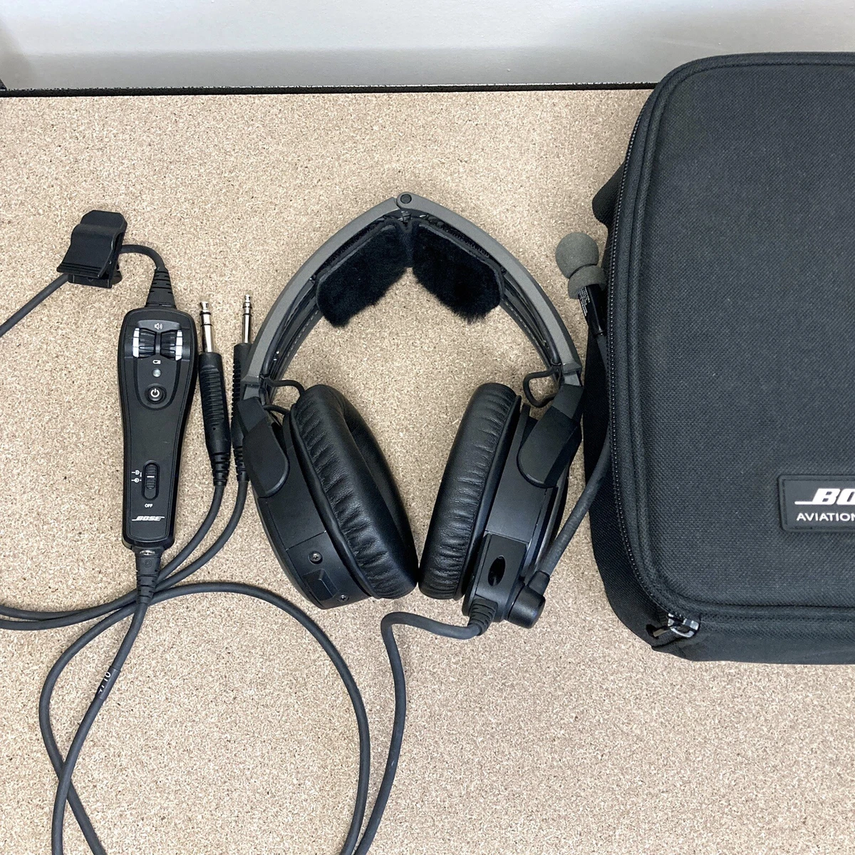 Bose A20 ANR Aviation Headset w/ Dual GA Plug, No Bluetooth | eBay
