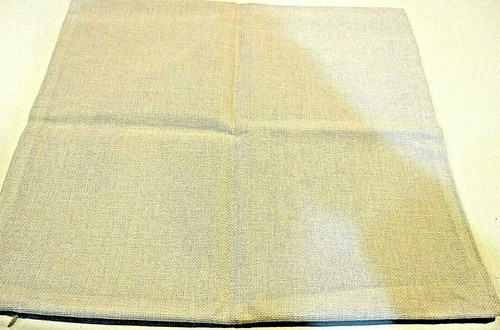 Square Cotton Canvas Sitting Black Cat Pillow Cover 17" x 17" NEW (#85) - Picture 4 of 4