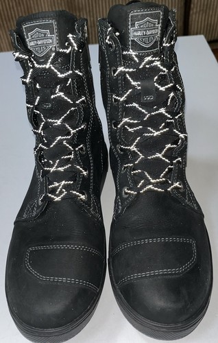 Harley-Davidson Men's Steinman 7-Inch Waterproof Motorcycle Boots D93696 Size 8M - Picture 10 of 10