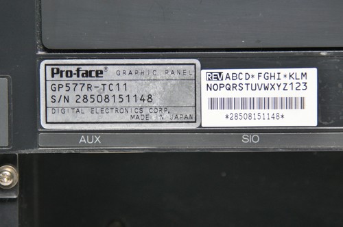 PRO-FACE GP577R-TC11 SCREEN HMI GRAPHIC PANEL - Picture 3 of 12