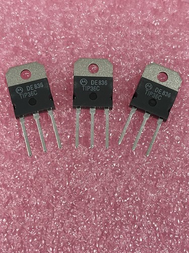 TIP36C TRANSISTOR DI POTENZA PNP 25A 100V A 220 3 PIN MOTOROLA (LOTTO DI 3) - Foto 3 di 4